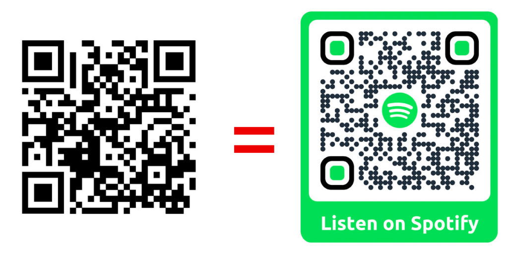 Código QR de diseño personalizado para Spotify