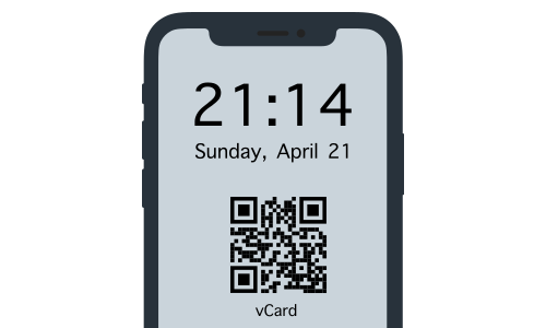 Código QR en una pantalla como fondo