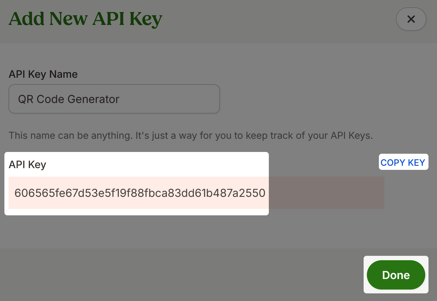 Chiave API di BambooHR: Salva la tua chiave!