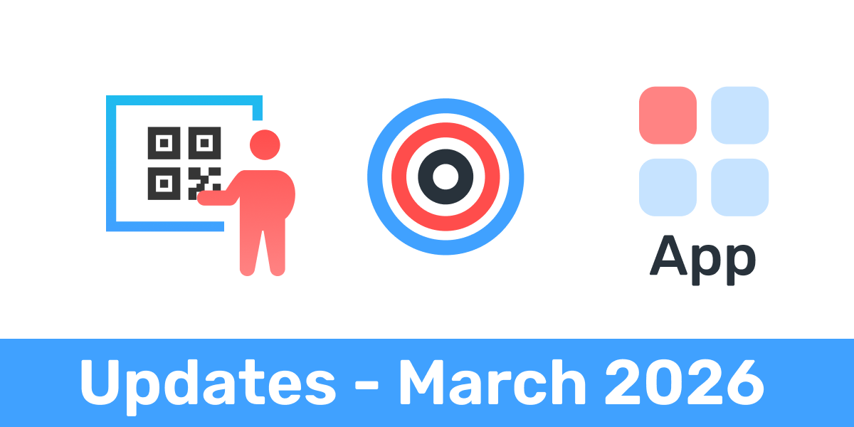 Updates March 2026 - Expert Workshops, Retargeting, App QR Codes