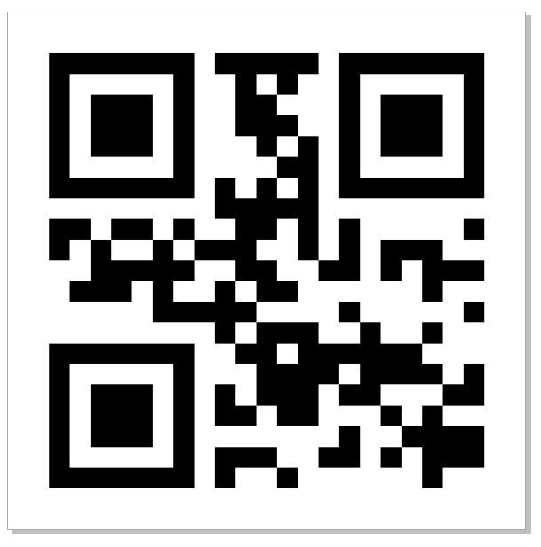 Dünne Linien um QR Code Pixel entfernt