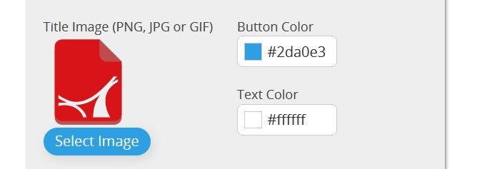 PDF QR Code Editor with Select Image Button