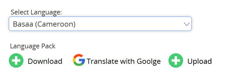 Traducir con Google el paquete de idioma