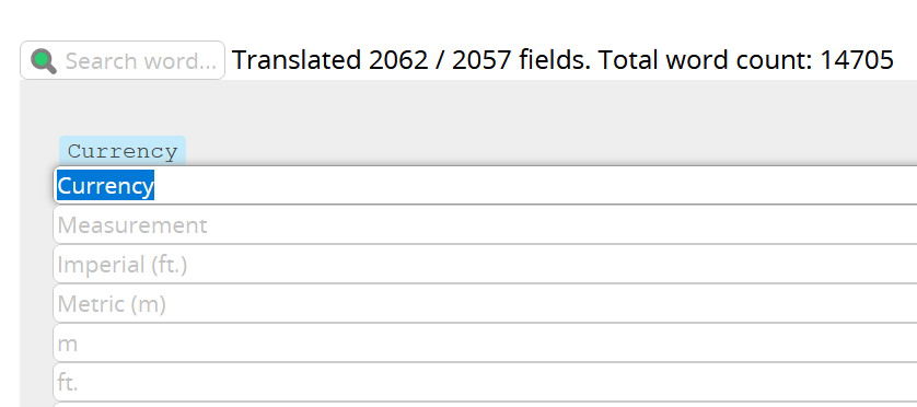 manual translation edit fields