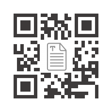 static QR Code type text