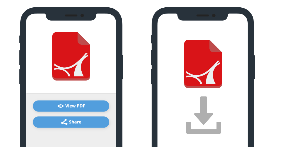 PDF Landing Page vs Direct PDF download