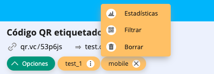Estadísticas por etiqueta 