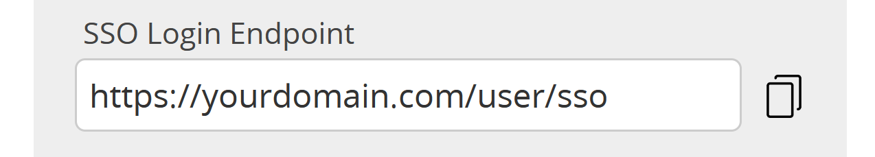 SSO Login Endpoint