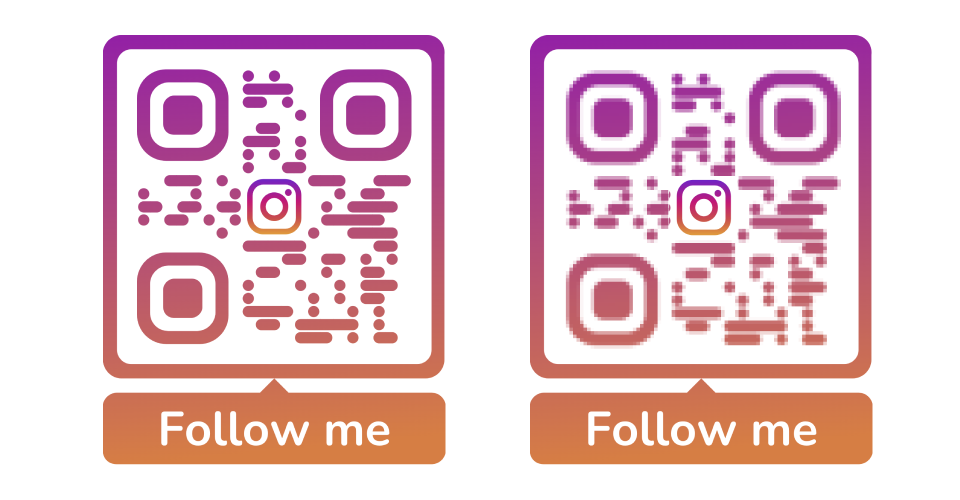 Codice QR a gradienti EPS e PDF