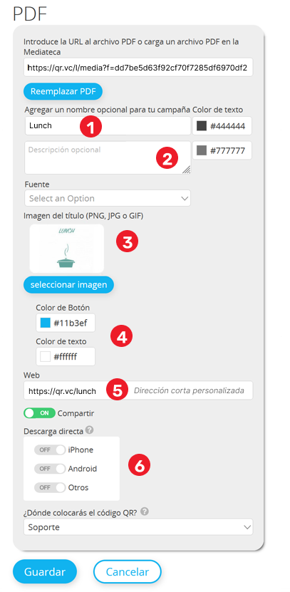 Editor de QR PDF