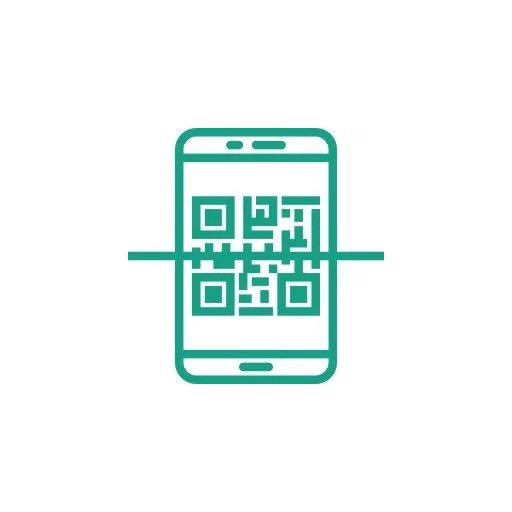 Il dispositivo mobile esegue la scansione di un codice QR