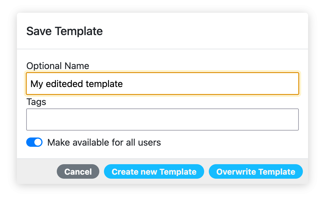Nadpisanie istniejącego szablonu projektanta