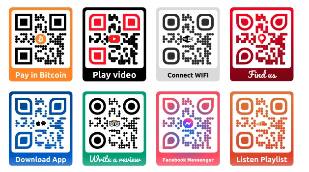 Individualità con codici QR di design