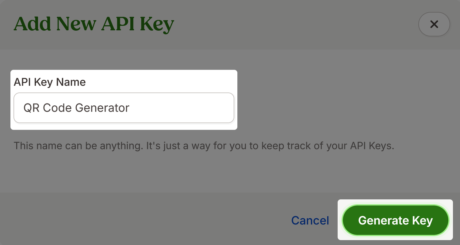 Generatore di chiavi API BambooHR