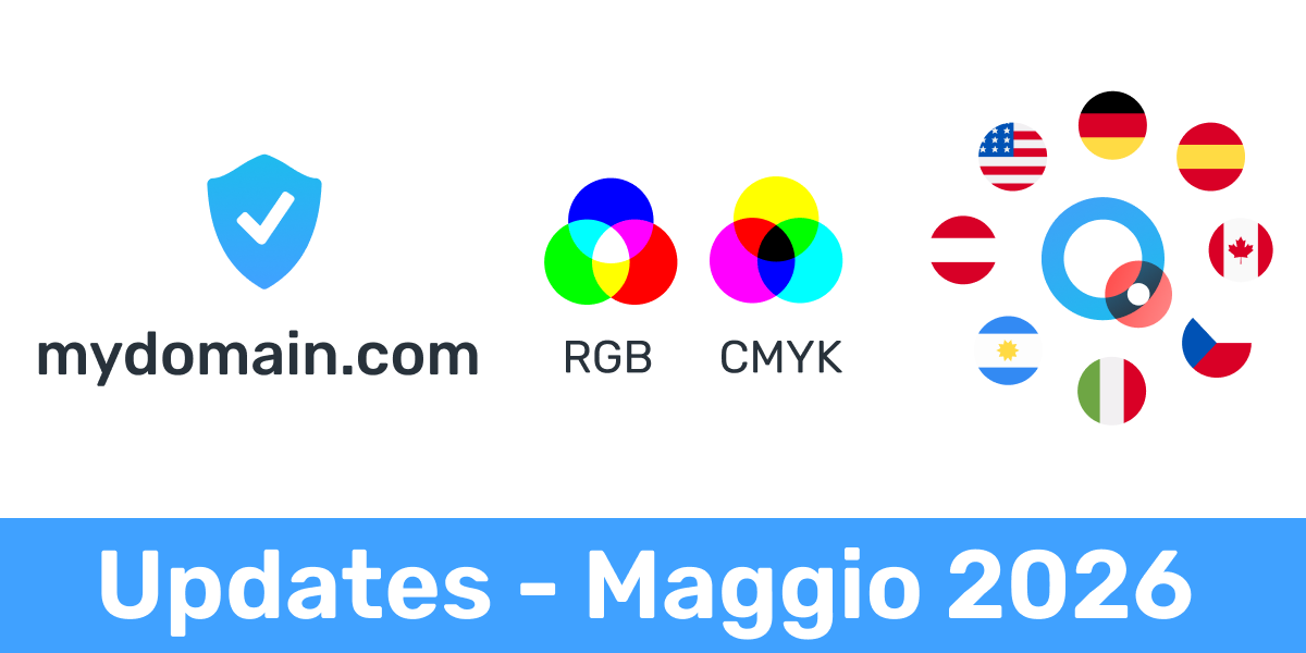 Codici QR CMYK, dominio personalizzato e impostazioni della lingua
