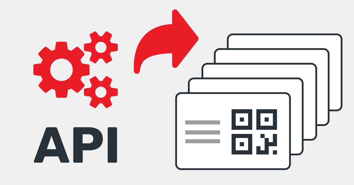 Create QR Code Business Cards or vCard QR Codes with the API