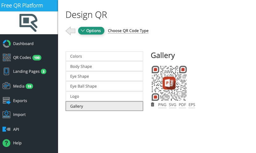 design dynamic qr code