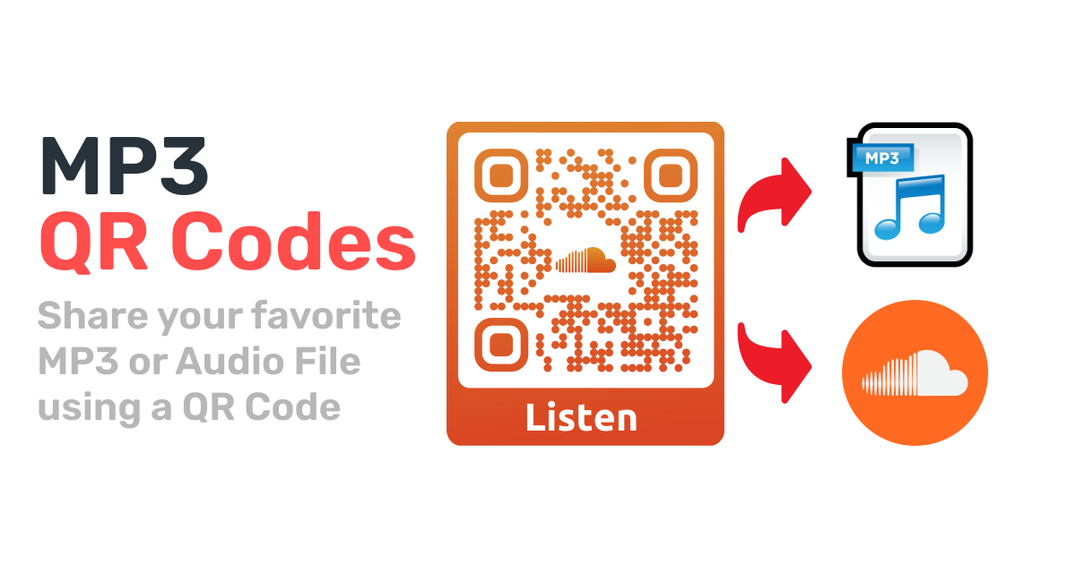 Como faço para criar um código QR de MP3 em minha conta?