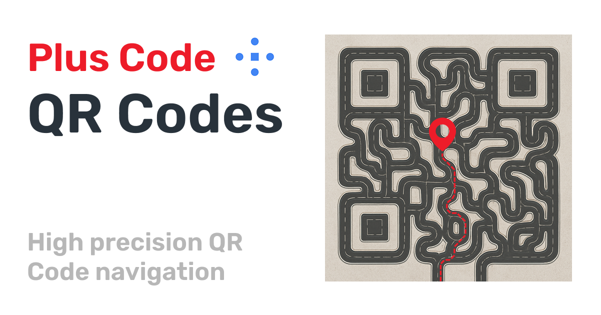 Como posso criar um Geo QR Code usando um Plus Code em minha conta?