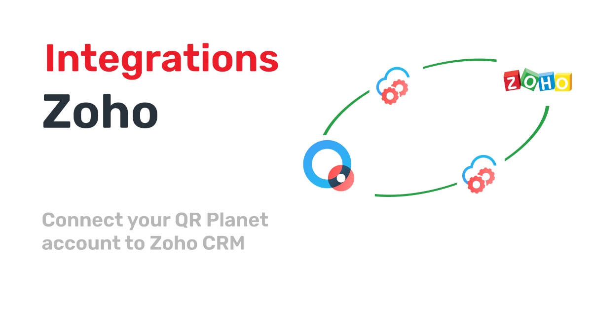 Wie kann ich Zoho CRM in mein QR Code-Konto integrieren?