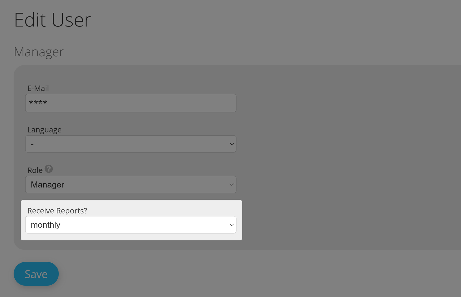 Edit White Label subaccount
