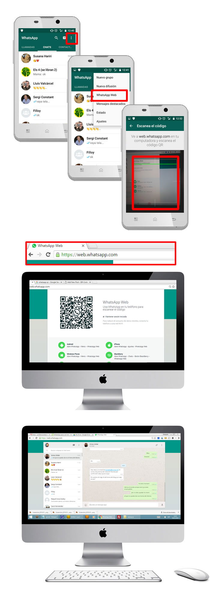 Un sencillo proceso gracias a los códigos QR