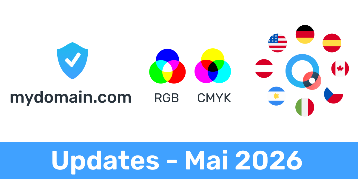 CMYK QR Codes, Custom Domain und Spracheinstellungen
