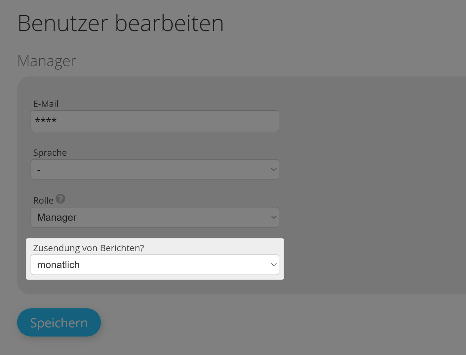 White Label-Subaccount bearbeiten