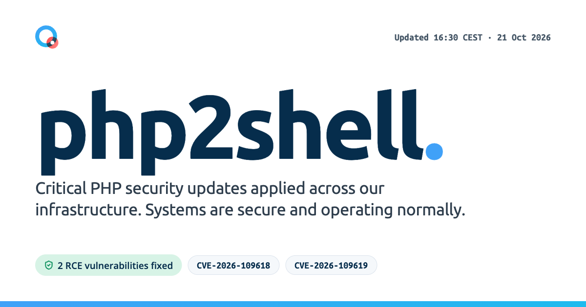 php2shell vulnerability fix