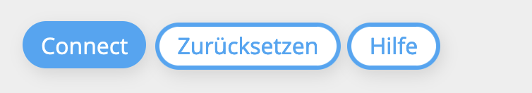 Klicken Sie auf den Button Connect für die Initialisierung der IDP Verbindung