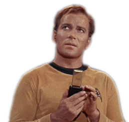 Tricorder und Captain Kirk