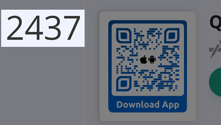 Screenshot der Anzahl der Anfragen für einen QR Code in QR Code Übersicht 