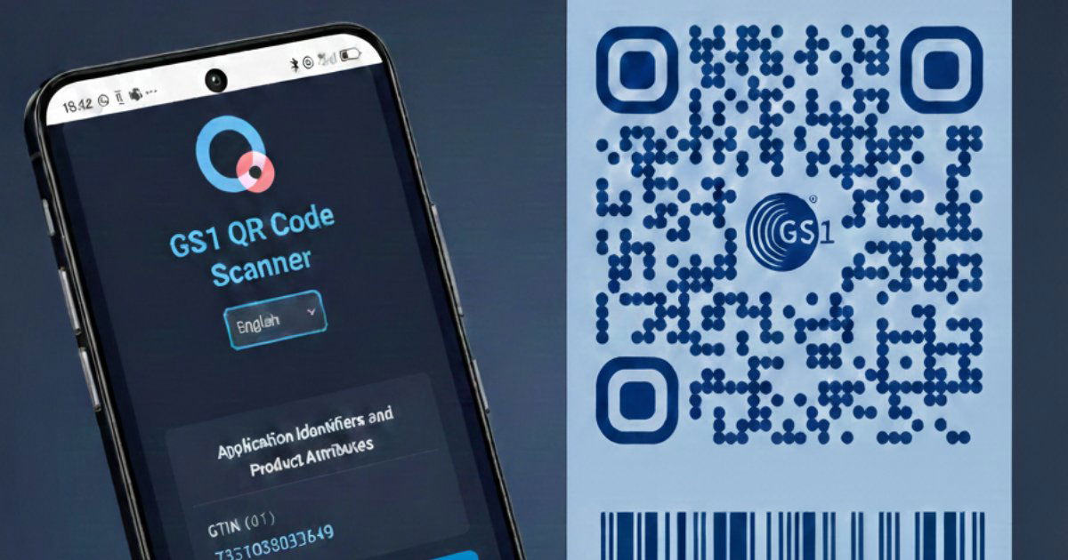 Lesen eines GS1 QR Codes