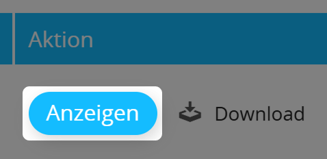 Screenshot der Schaltfläche "Ansicht" auf der Import-Seite 