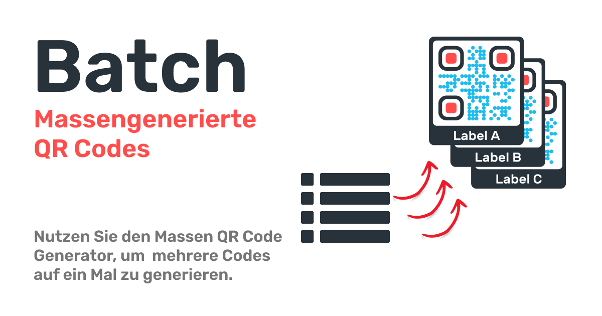 Wie bulk-generiere ich statische QR Codes in meinem Konto?