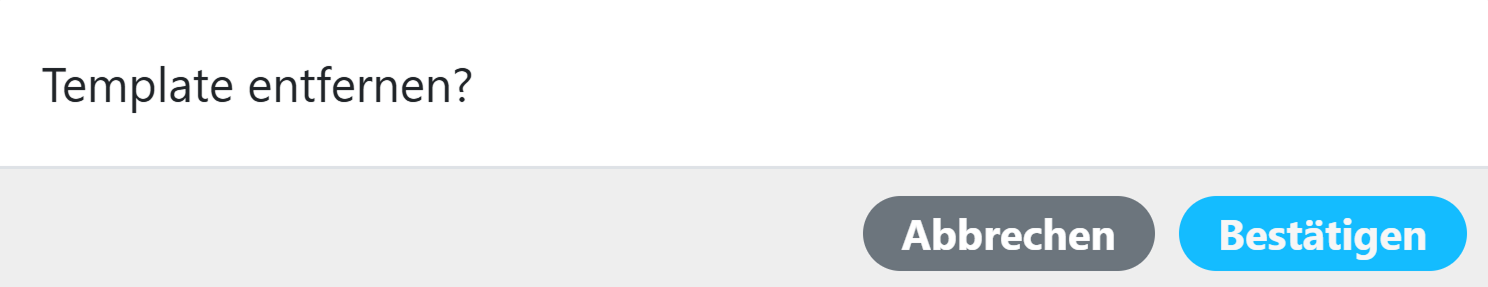 Screenshot Löschen einer Designer QR Code Vorlage 