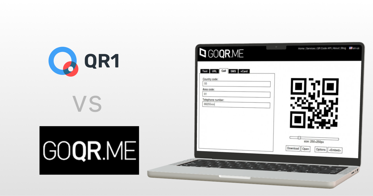QR1.at vs. goQR.me im Vergleich