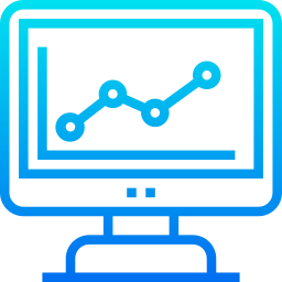 Monitor con diagramma