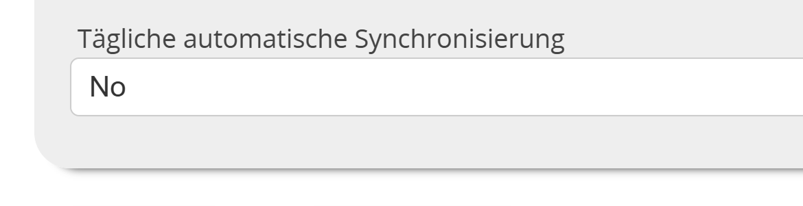 Automatische Synchronisierung von Visitenkarten