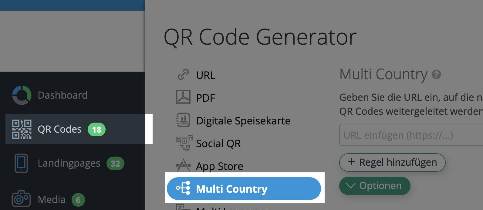 Multi-Country QR Code