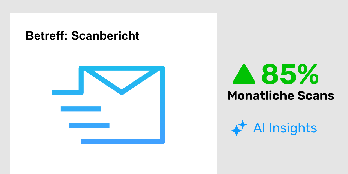 Regelmäßige Scanberichte