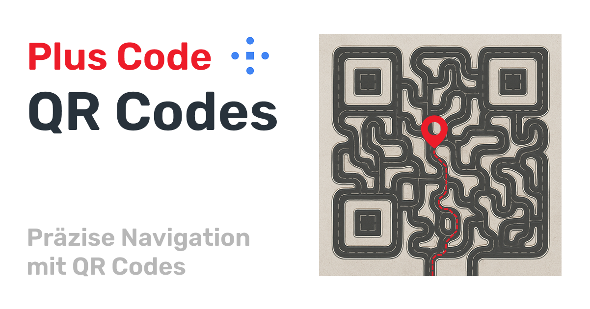Wie kann ich einen Geo QR Code mit einem Plus Code in meinem Konto erstellen?