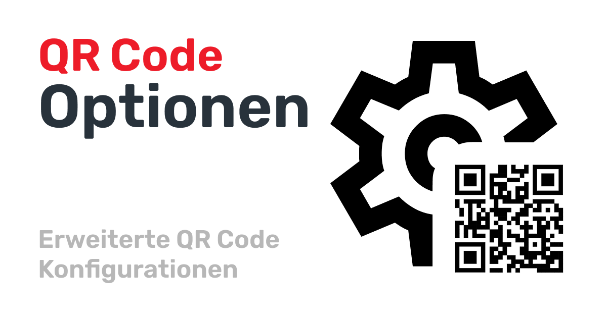 Welche Optionen kann ich für QR Codes in meinem Konto einstellen?