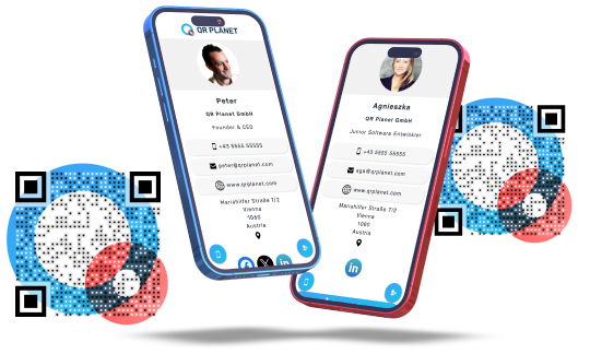 Código QR Tarjeta de visita digital